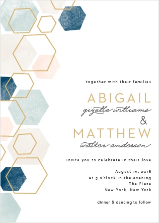 320x448 Watercolor Wedding Invitations - Watercolor Wedding