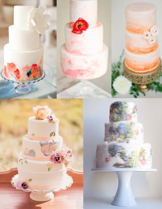 612x792 Trend Report Watercolor Wedding Cakes Soco Events - Watercolor Wedding Cake