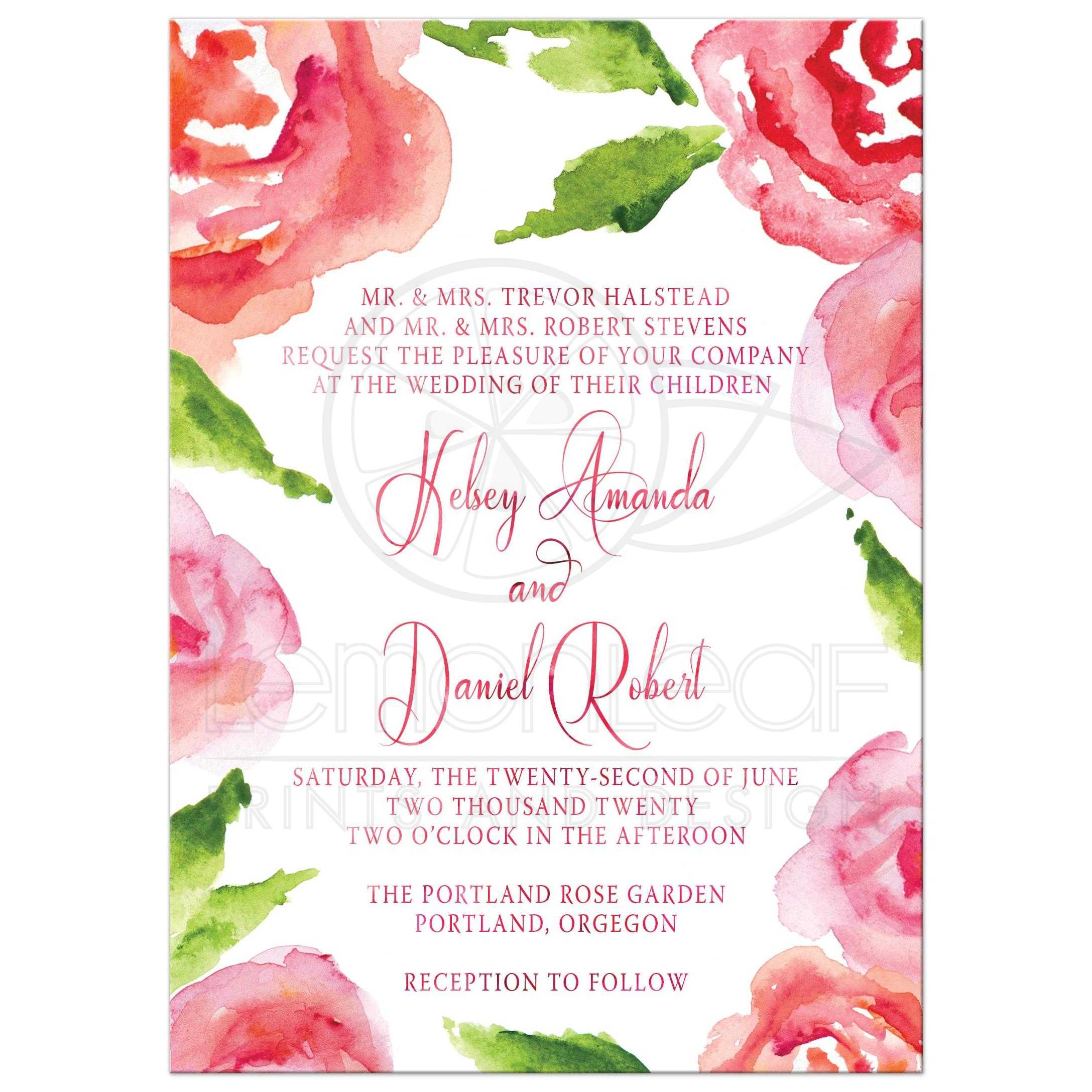 2175x2175 Wedding Invitations - Watercolor Wedding Card
