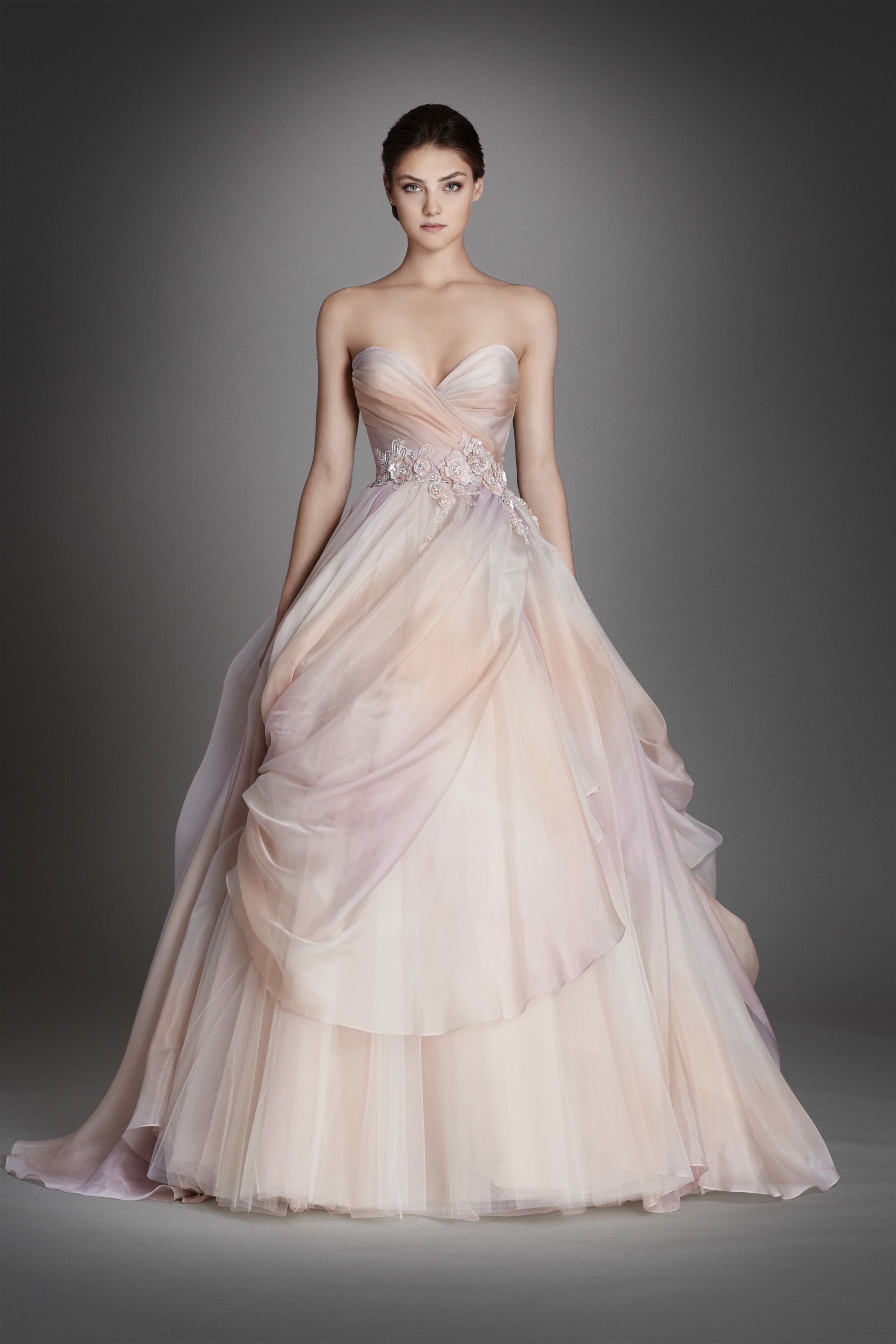 2100x3150 Lazaro Fall 2015 Collection - Watercolor Wedding Dress