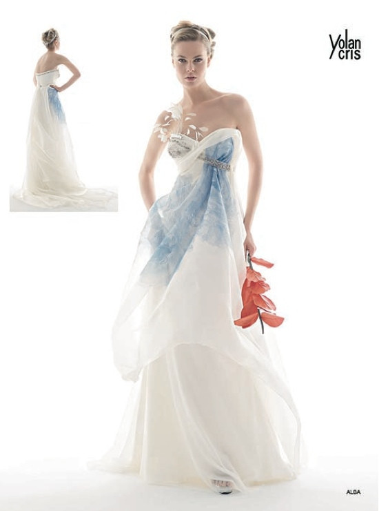 550x740 Watercolor Wedding Ideas Lovely Watercolor Wedding Dress - Watercolor Wedding Dress