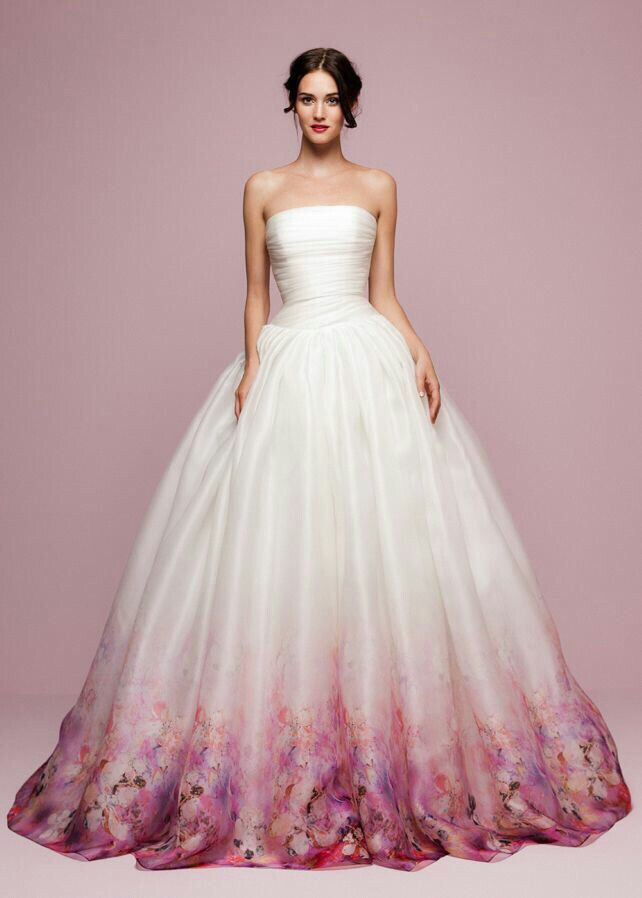 642x898 Best 25 Watercolor Dress Ideas Inspirational - Watercolor Wedding Dress