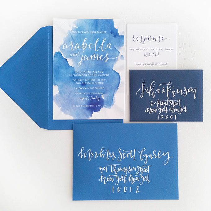 680x680 Watercolor Wedding Invitations Watercolor Wedding Invitations And - Watercolor Wedding Invitations