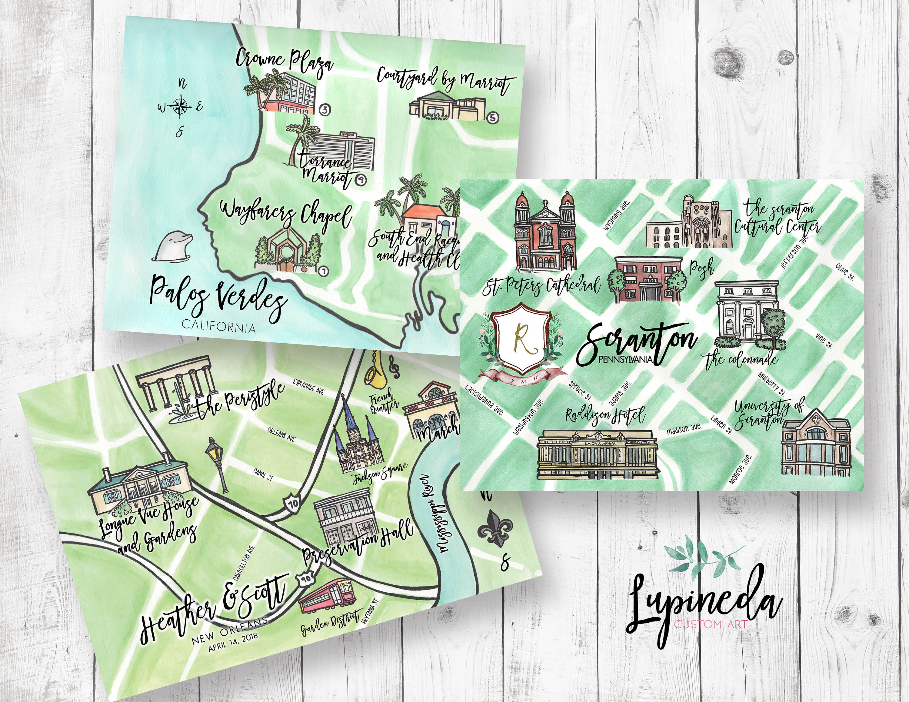 3000x2317 Customized Wedding Map Wedding Map Watercolor Wedding Map Etsy - Watercolor Wedding Map