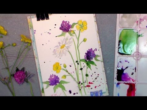 480x360 How To Paint Wildflowers In Watercolor Easy Tutorial - Watercolor Wildflowers
