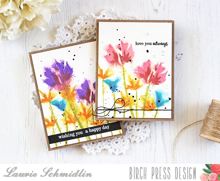 700x577 Watercolor Wildflowers By Laurie Schmidlin Birch Press Design - Watercolor Wildflowers