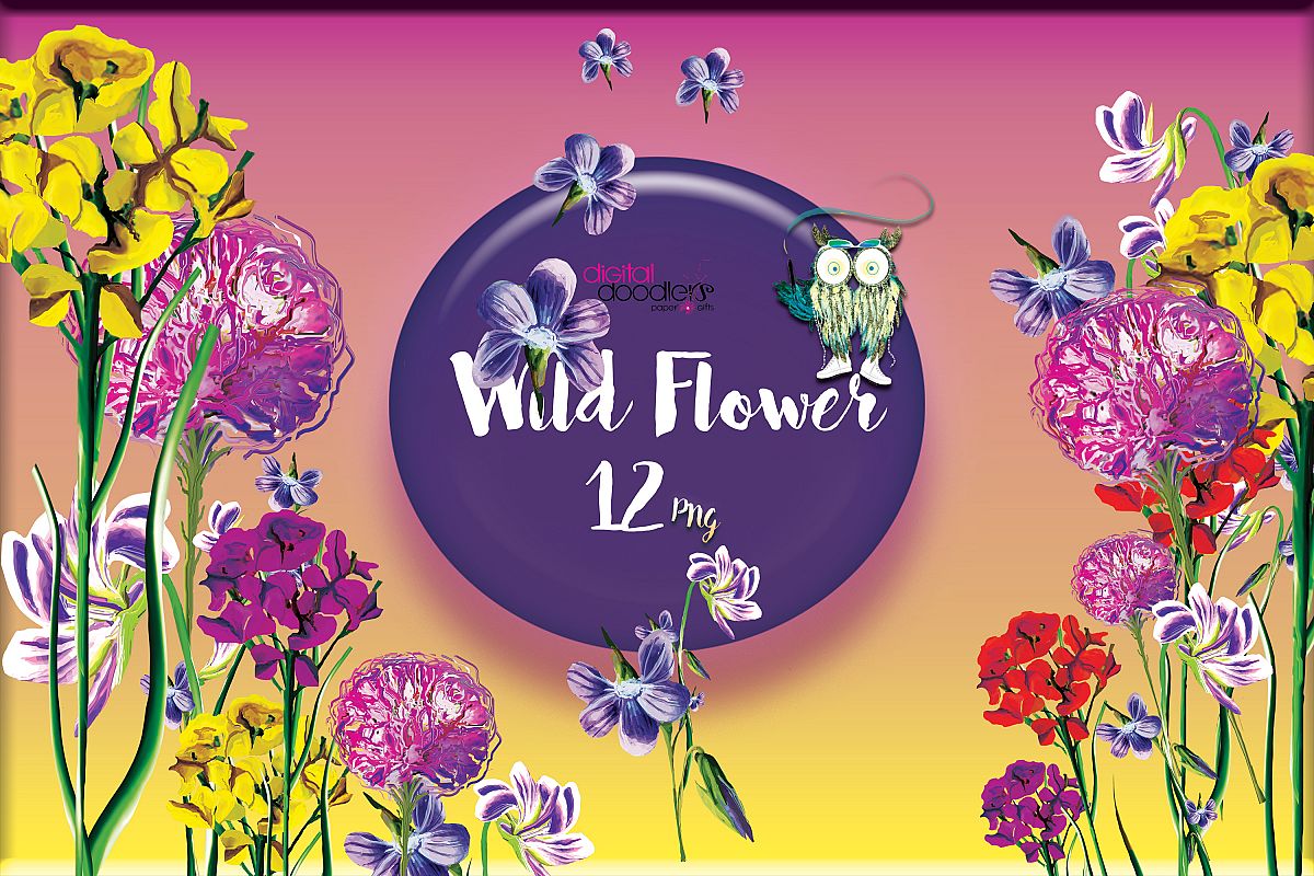 1200x800 Watercolor Wildflowers - Watercolor Wildflowers