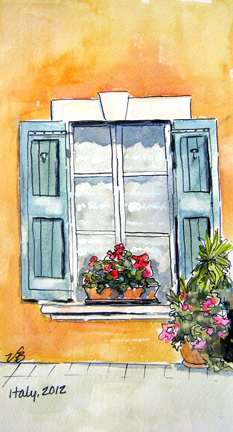 233x432 Vicki Brevell, Painter Window - Watercolor Window