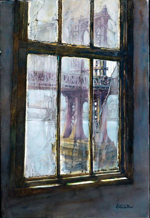 600x869 Watercolor Window Think Big Paint Big Web Features Blogs Artist - Watercolor Window
