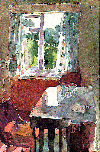 331x500 Light Through The Window From Printed Matterwatercolour - Watercolor Window