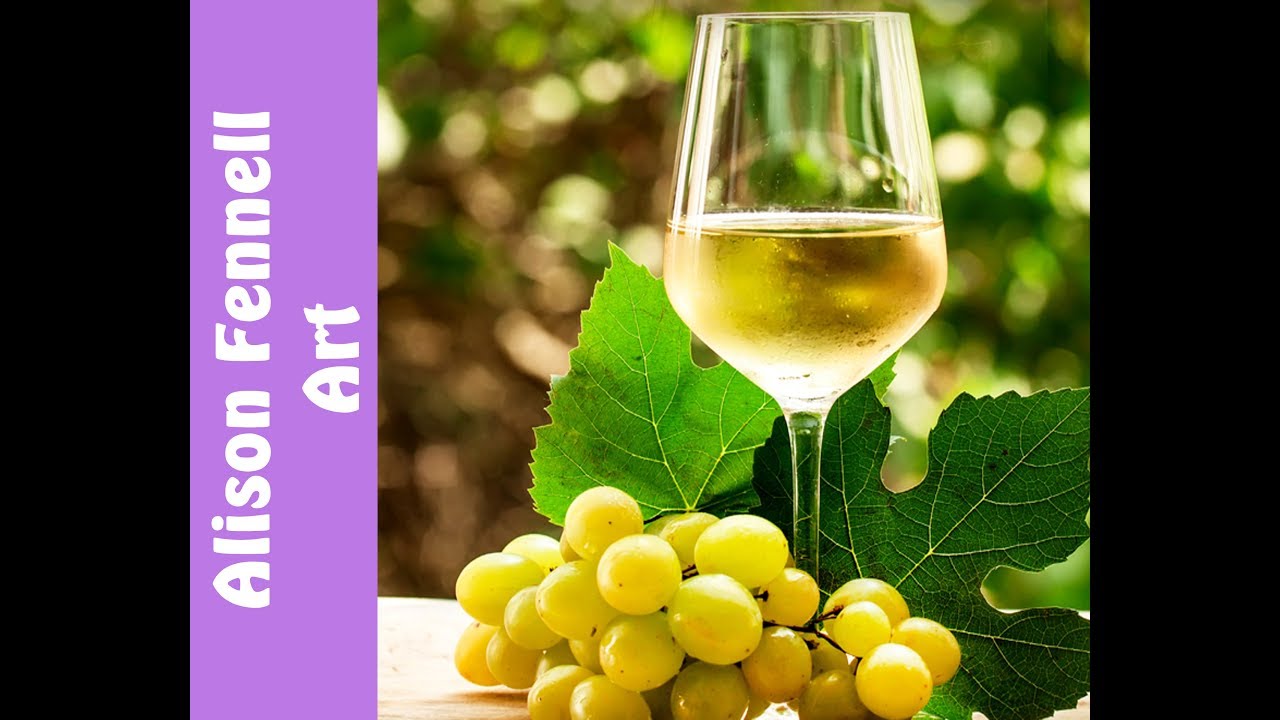 1280x720 Painting A Still Life In Watercolor - Watercolor Wine Glass