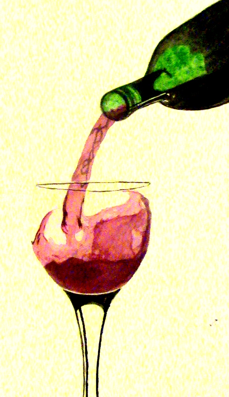 462x800 Atcsforall - Watercolor Wine Glass