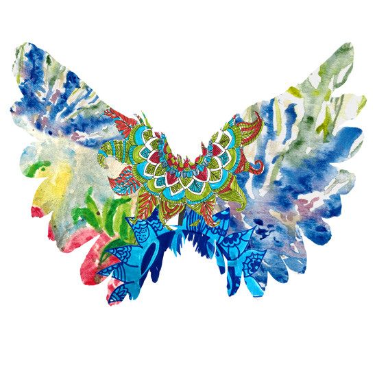 550x550 Entry - Watercolor Wings