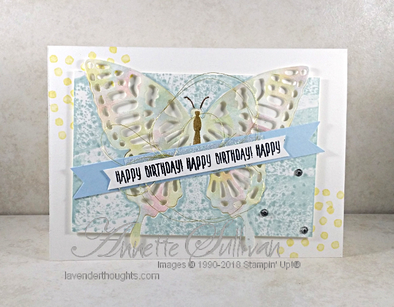 800x623 Colourful Butterfly With Watercolor Wings Lavender Thoughts - Watercolor Wings
