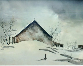 340x270 Homeschool Series - Watercolor Winter Snow Scenes