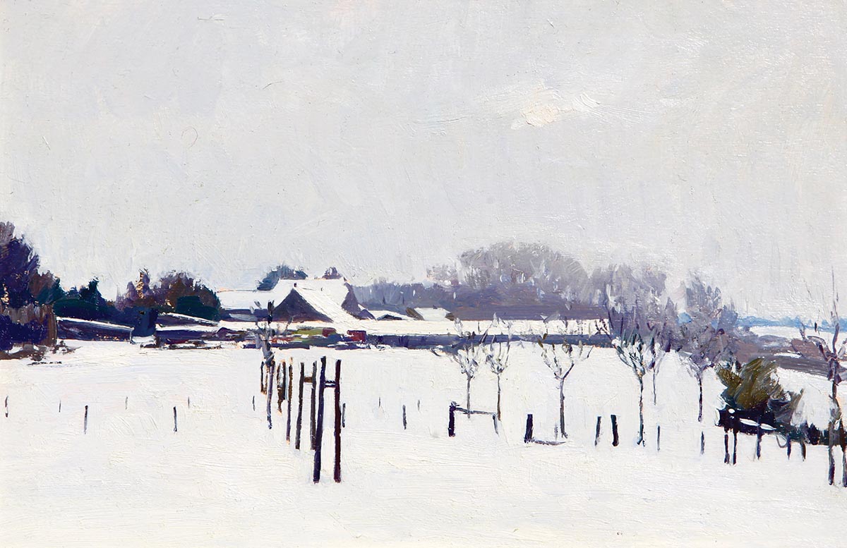 1200x777 A Winter Wonderland - Watercolor Winter Snow Scenes