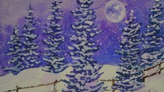 240x135 Beginner Watercolor Painting Course - Watercolor Winter Snow Scenes