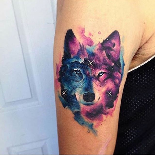 640x640 Gorgeous Watercolor Wolf Tattoo Venice Tattoo Art Designs - Watercolor Wolf Tattoo