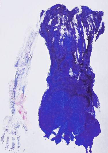 375x532 The Emotions And Feelings. A Man And A Woman. Expression. The - Watercolor Woman Body