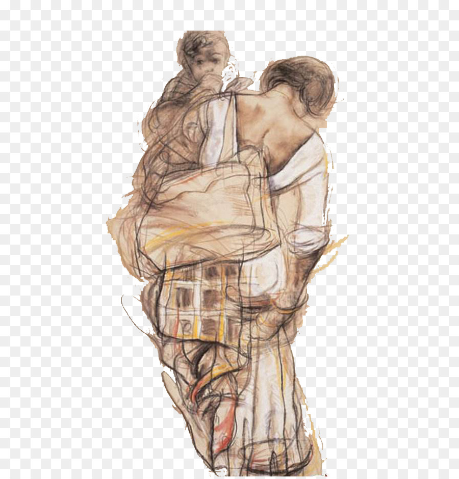 900x940 Mona Lisa Drawing Painting Croquis - Watercolor Woman Figure