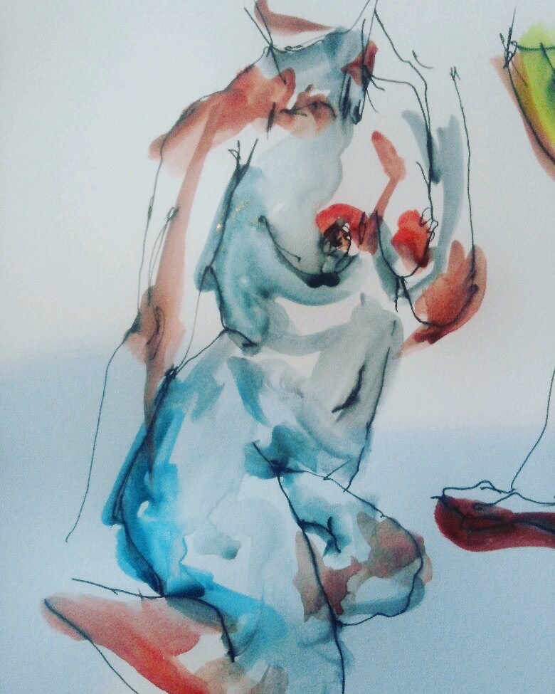 780x975 Watercolor And Ink Figure Drawing Workshop With Jose Lemus The - Watercolor Woman Figure