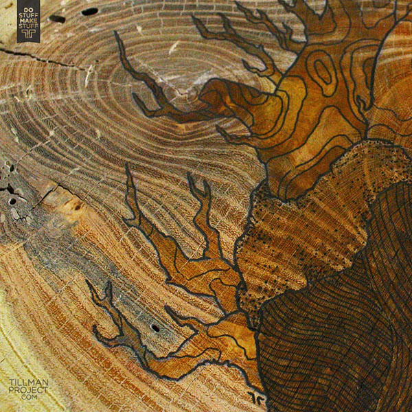 600x600 Stumped On Behance - Watercolor Wood Stain