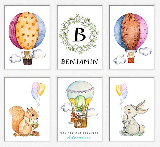 543x500 Travel Nursery Art Watercolor Nursery Decor Woodland - Watercolor Woodland Animals