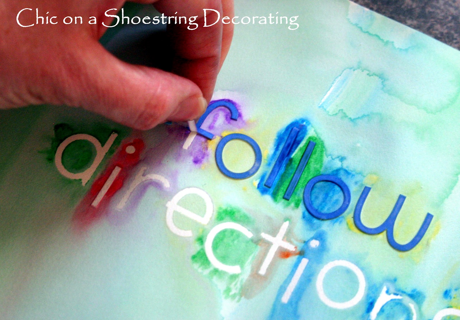 1600x1112 Chic On A Shoestring Decorating Watercolor Word Art For Kids - Watercolor Word Art