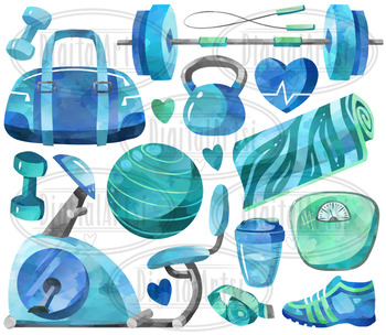 350x304 Watercolor Workout Supplies By Digitalartsi Teachers Pay Teachers - Watercolor Workout