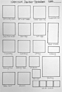 201x300 Watercolor Painting Techniques Worksheet Hs Art - Watercolor Worksheet