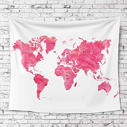 Watercolor World Map at PaintingValley.com | Explore collection of ...