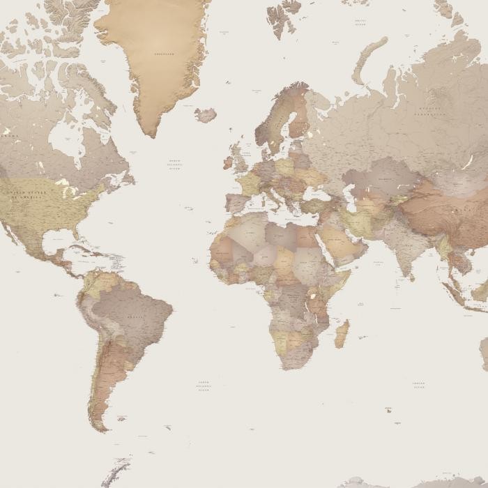 700x700 Vintage Map Wallpapers Unique Wallpaper World Map Ingilizcesinifi - Watercolor World Map Wallpaper