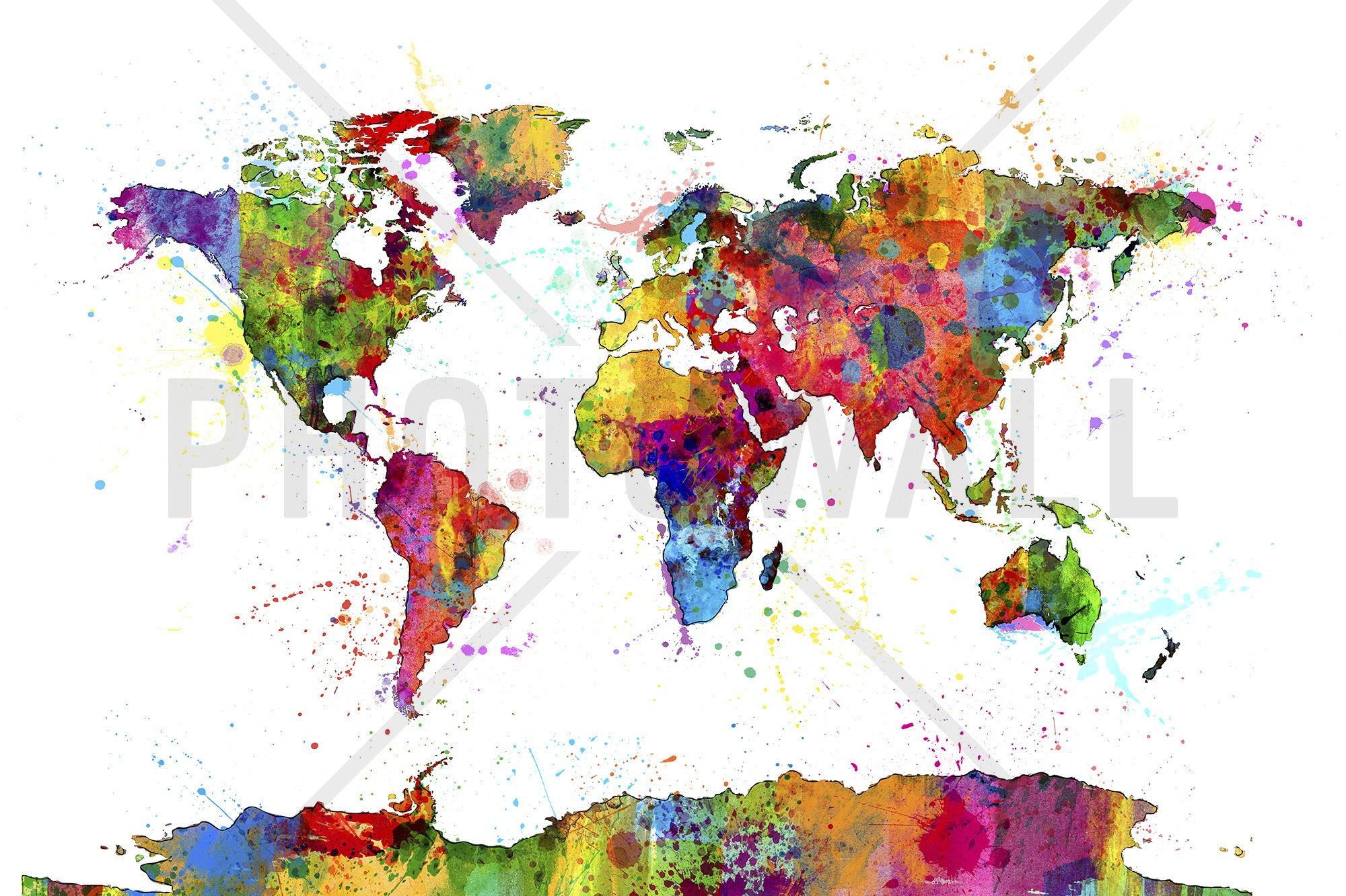 2000x1333 World Map Wallpaper ~ Best Of Watercolour World Map Wallpaper New - Watercolor World Map Wallpaper