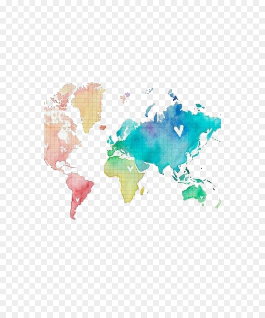 900x1080 World Map United States World Map Watercolor Painting - Watercolor World Painting