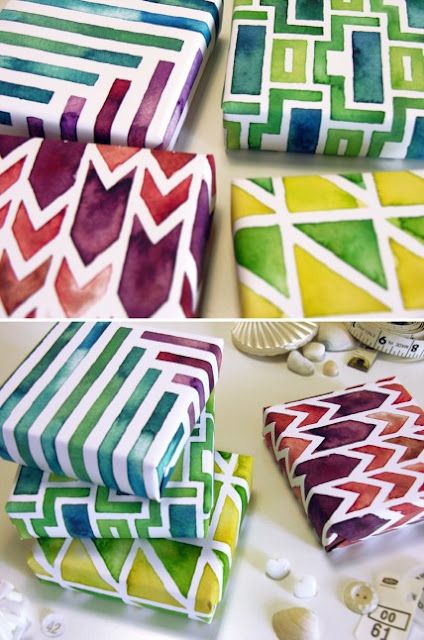 424x640 Watercolor Wrapping Paper Miscellaneous Wrapping - Watercolor Wrapping Paper