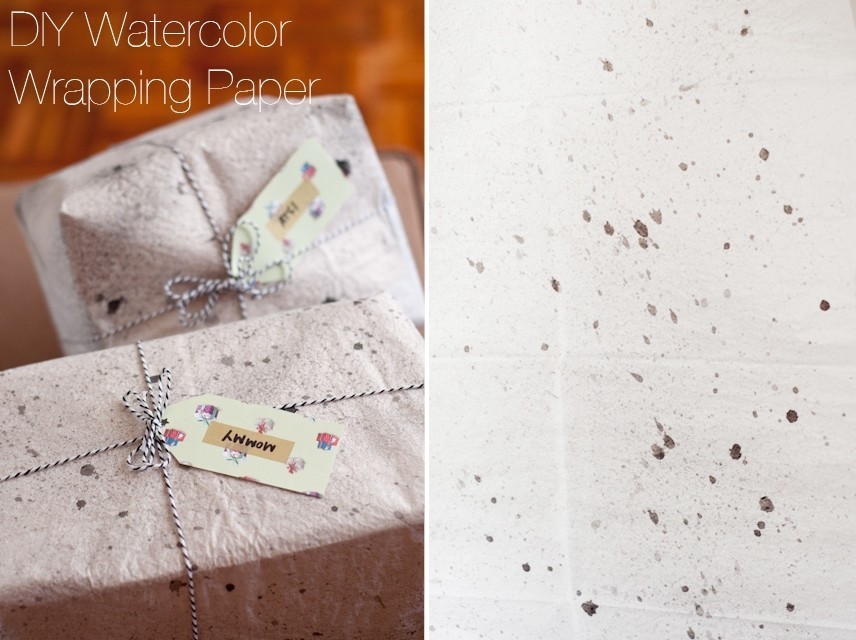 856x640 Watercolor Wrapping Paper How To Make Gift Wrap Papercraft On - Watercolor Wrapping Paper