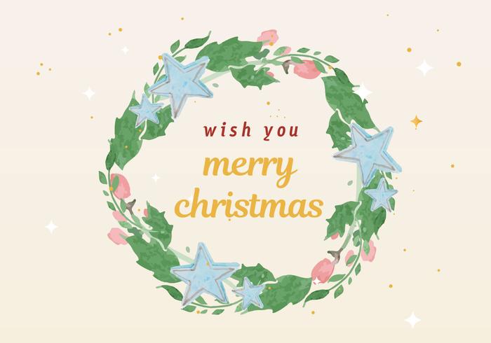 700x490 Watercolor Wreath Free Vector Art - Watercolor Wreath