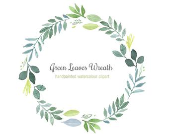 340x270 Watercolor Wreath Etsy - Watercolor Wreath