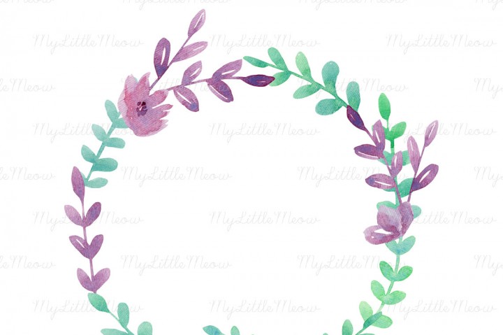 720x479 Watercolor Wreath By Mylittlemeow - Watercolor Wreath