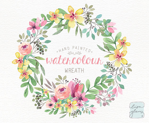 570x470 Floral Wreath Png Transparent Floral Wreath.png Images. Pluspng - Watercolor Wreath Clipart
