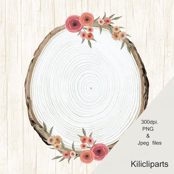 570x570 Wreath Clipart Boho - Watercolor Wreath Clipart