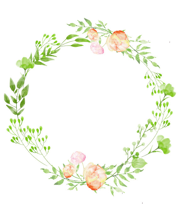 Watercolor Wreath Clipart at PaintingValley.com | Explore collection of ...