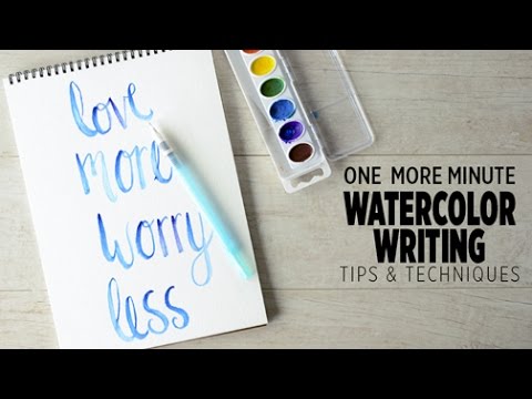 480x360 Watercolor Writing Tips Amp Techniques - Watercolor Writing
