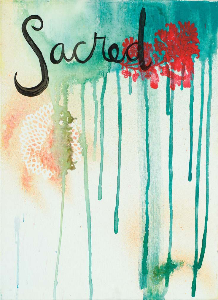 735x1012 Why Adding Words To Paintings Is The Ultimate Inspirational Tool - Watercolor Writing