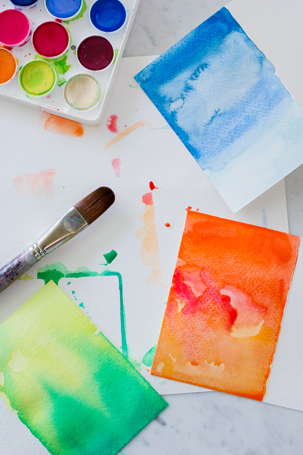 1000x1500 Diy Watercolor Greeting Cards Wandeleur - Watercolor Xmas Cards