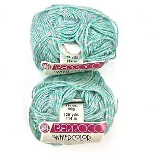 300x300 Linen Blend Yarn Berroco Watercolor Viscose Dk Knitting Crochet - Watercolor Yarn