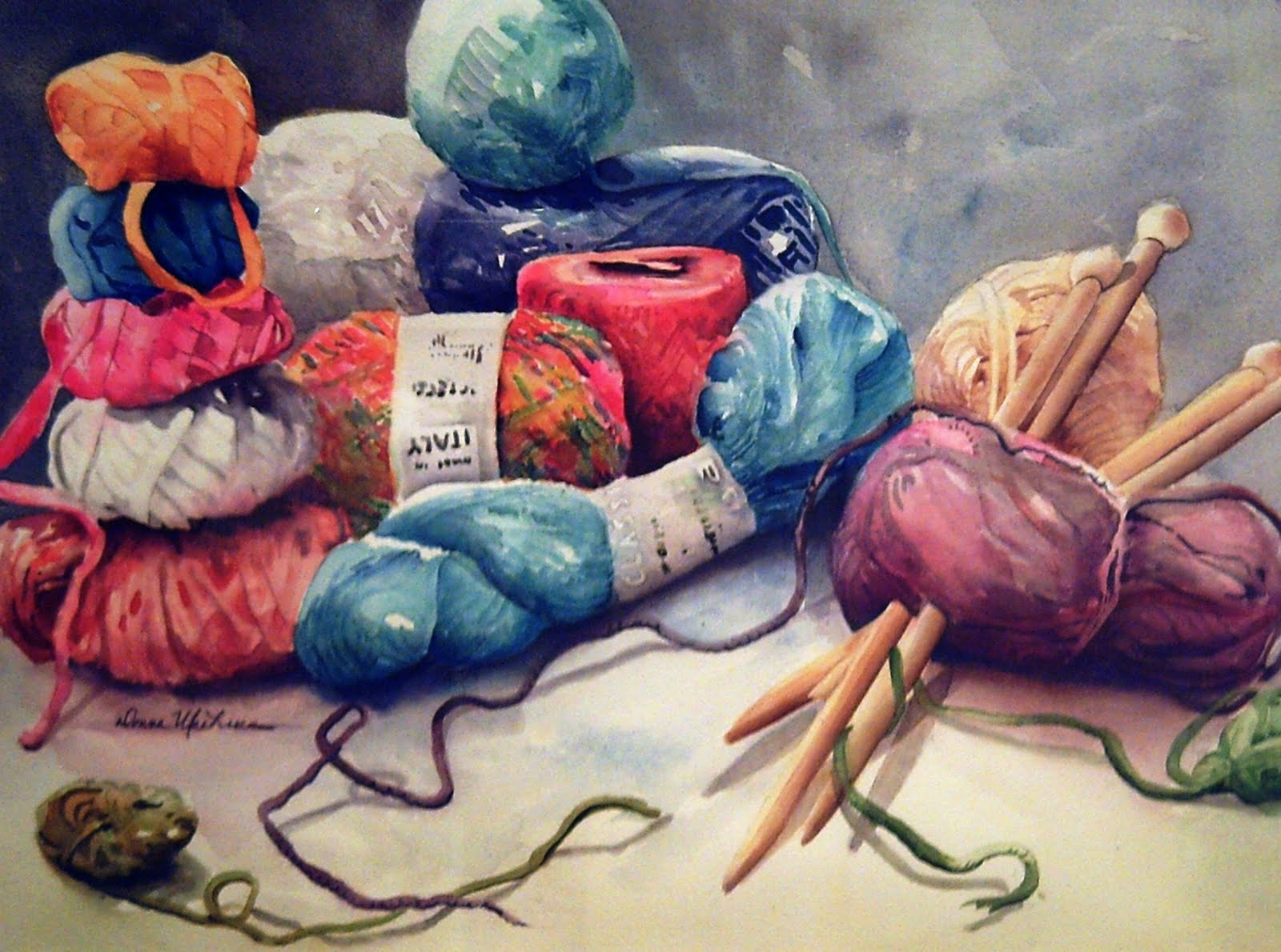 1600x1190 Donna Maclure Watercolors - Watercolor Yarn