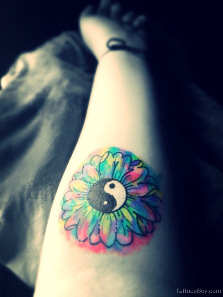 768x1024 Yin Yang Tattoos Tattoo Designs, Tattoo Pictures - Watercolor Yin Yang Tattoo