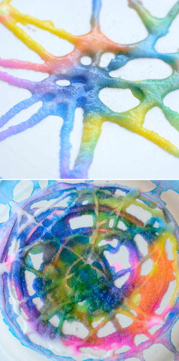 600x1211 Salt Painting Process Art For Kids - Watercolor You Can Do It