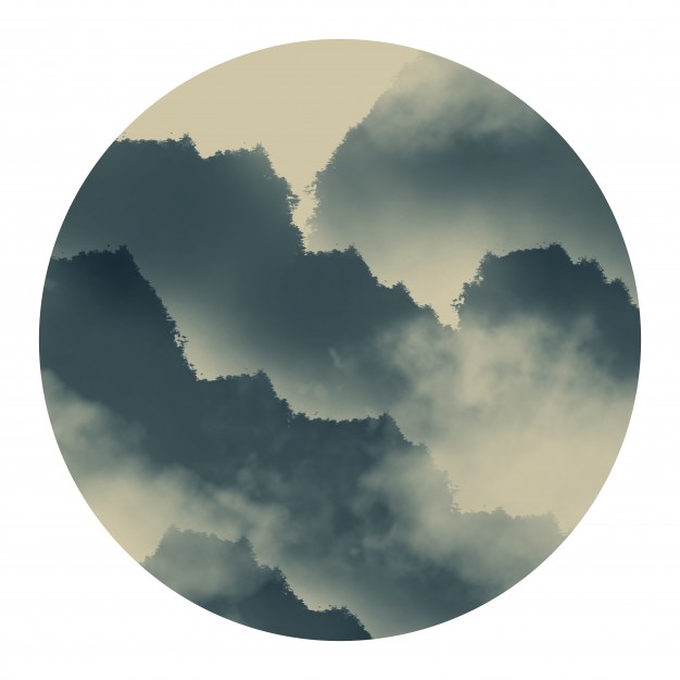 626x626 River Zen Trees Watercolor Abstract Photo Free Download - Watercolor Zen